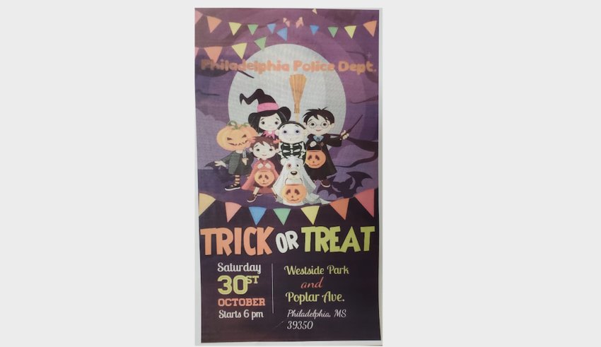 As part of their Halloween night enforcement, Philadelphia Police will be at Westside Park and at the corner of Poplar Avenue and Main Street handing out candy.